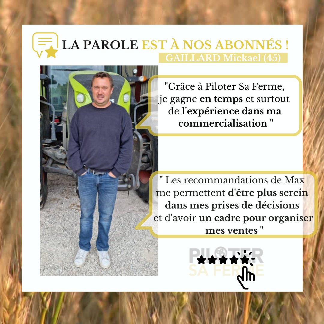 pilotersaferme's tweet photo. #Temoignage

Nous #formons, #guidons et #equipons les agriculteurs pour savoir prendre les bonnes #decisions aux bons moments. 🤝

Grâce à nous ils gagnent : 

- Du temps ⏱️
- De l'expérience ✍️
- De la sérénité 💆
- De l'argent 💰
 
🔄 Merci pour les ReTweet https://t.co/LaEpMStjym