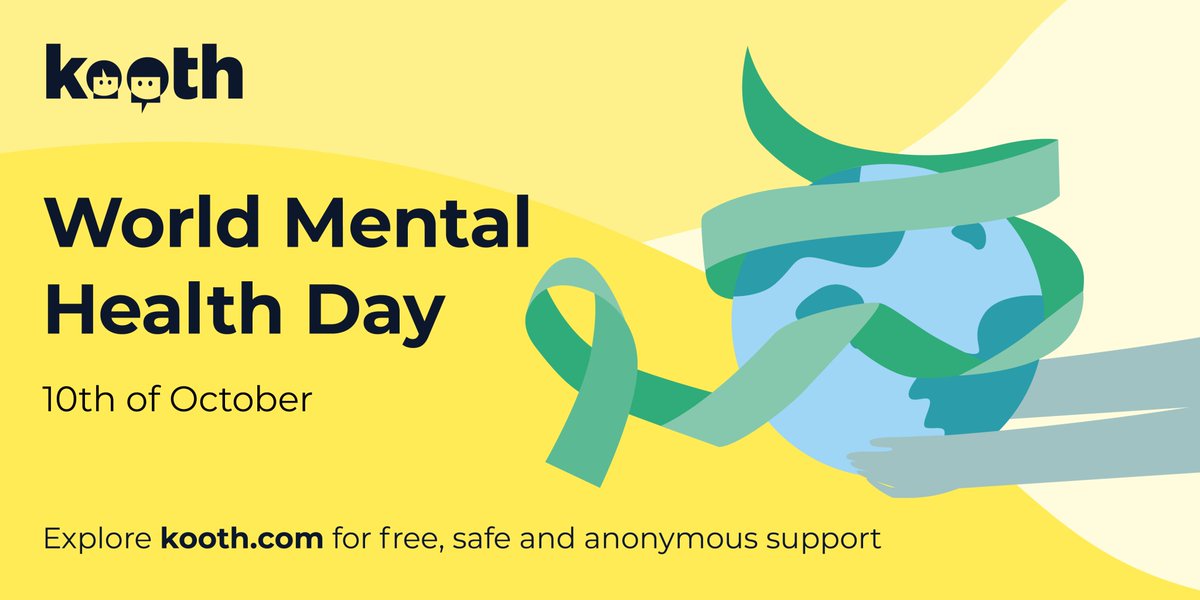 This Sunday is World Mental Health Day! Kooth.com why not check in on a friend, it might be the best thing you do all year. #friends #kooth #WorldMentalHealthDay