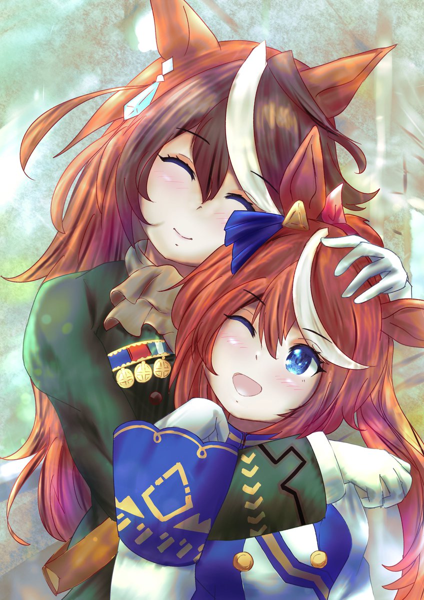 ウマ娘 イラスト ウマ娘 シンボリルドルフ トウカイテイオー 会長に褒め すぎのイラスト ウマ娘 イラスト ウマ娘 シンボリルドルフ トウカイテイオー 会長に褒め すぎのイラスト