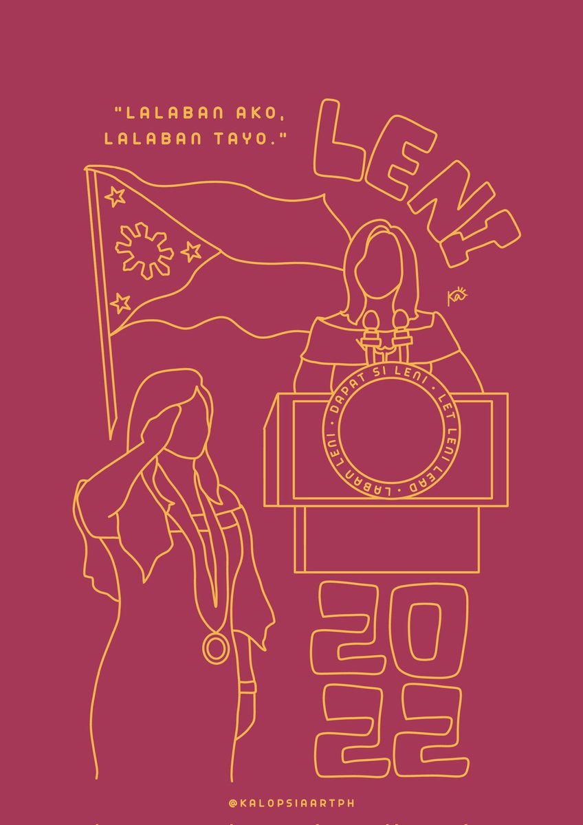 kalopsiaartph's tweet photo. "Lalaban ako, lalaban tayo."
.
.
.
#LabanLeni2022 #DapatSiLeni #LetLeniLead2022 #LeniRobredo2022 #LeniforPresident2022 #Pink #PinkForLeni #artistontwittter https://t.co/qYputPl7N2