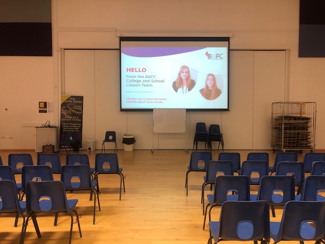 B_FCSchools's tweet image. Natalie from School Liaison spoke at @blackpoolaspire this morning. Was great to see lots of hands going up to say they attended our Open Day on the 2nd October! We hope to see you at the next one on the 10th November :) See you there! #staylocalgofar