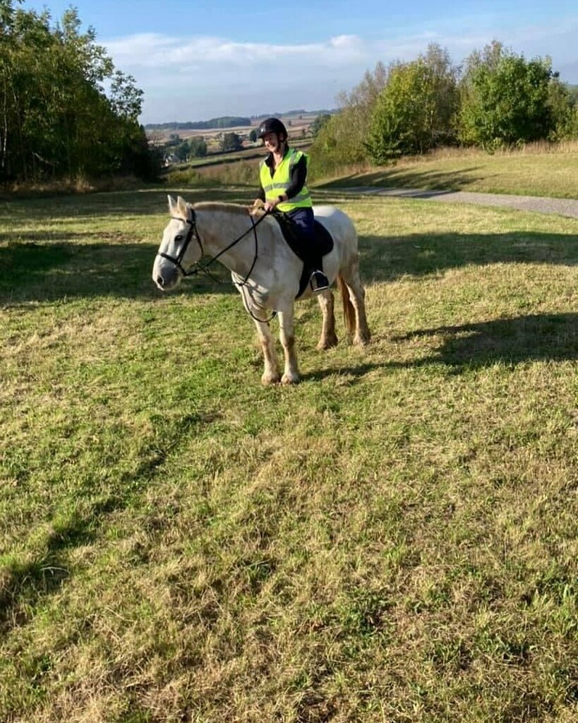PonyTrek's tweet photo. Julie enjoying being back on Mr Tubs blowing off some steam. 🐴🐎 .
.
.
#horseride #horseriders #horseriding #horseback #horsebackriding #horsetrek #horsetrekking #ponytrek #ponytrekking #horsehack #horsehacking #hackingout #trailriding #trailridingadventures #horsesofinstagra… https://t.co/BKsmdr3RLl