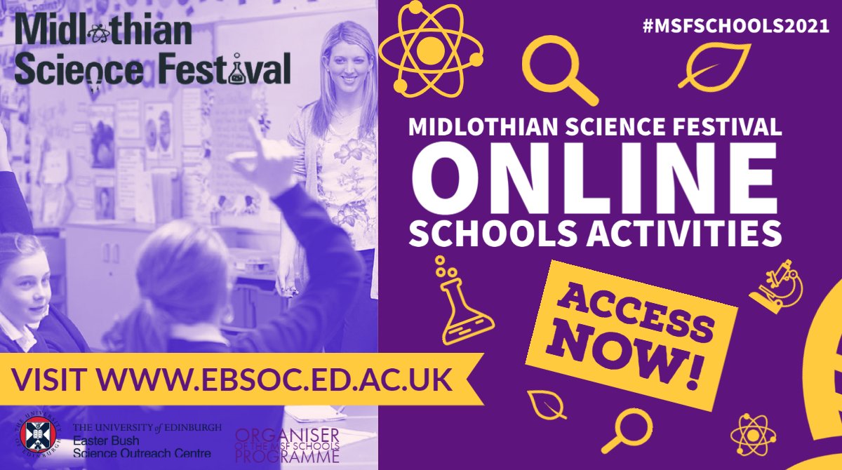 EBSOClab's tweet image. ✨The #MSFschools2021 is here! ✨
Over 5000 @midgov learners are taking part in live sessions over the next few weeks.
💻We also have a Padlet full of online activities that you can access at anytime! 💻
Click here to access ➡️ edin.ac/2WFxTNv