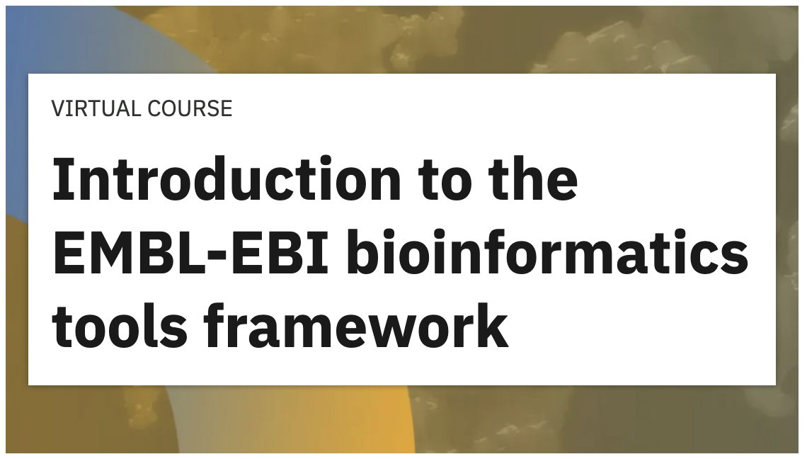 emblebies's tweet photo. Join us on our upcoming (virtual) course, 20-21 October, about #Bioinformatics #Tools and how to access them via the web and programmatically @emblebi @EBItraining 
 
Registration for this #course is free, but essential: https://t.co/EKvtgnLjBO https://t.co/O00ad0tIb4