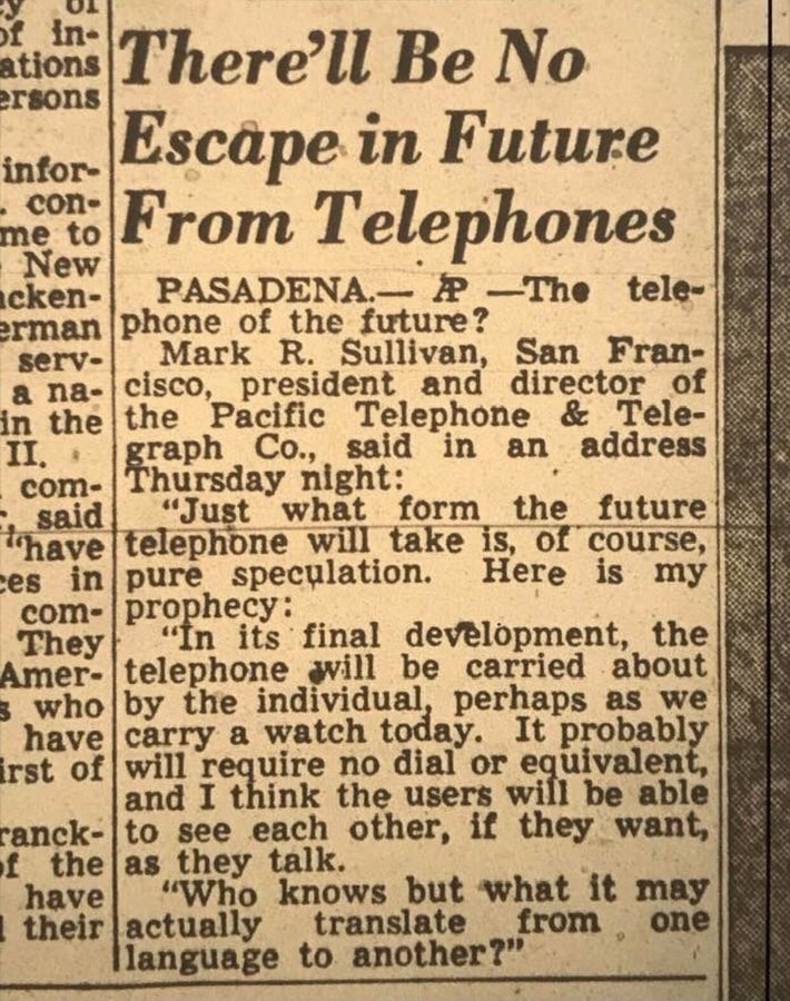 😂Predicting the future in 1953