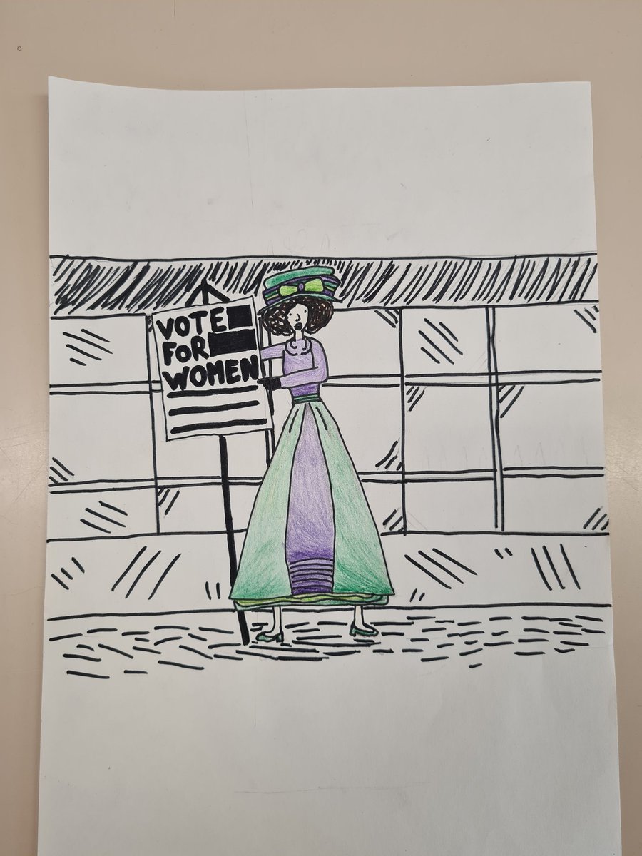 P7 have been learning about influential figures in our democratic world. We were inspired by posters from the time of the Suffrage Movement to create our own <a href="/SkeneSquare/">Skene Square School</a>
