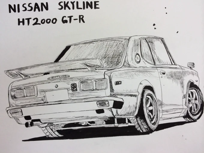 描くモノ自体はあんまり変わってない気がする
 #みなさん7年前の今頃はどんな絵描いてましたか 