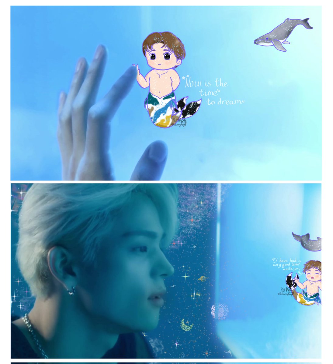 BuBunnyKay's tweet photo. Mermaid Woojin in the universe of #InMySpace 🧜🏻‍♂️💙

#KIMWOOJIN #WOOJIN #김우진 #우진​  #WoojinFanArt #KimWoojinFanArt https://t.co/P0drBif0wr