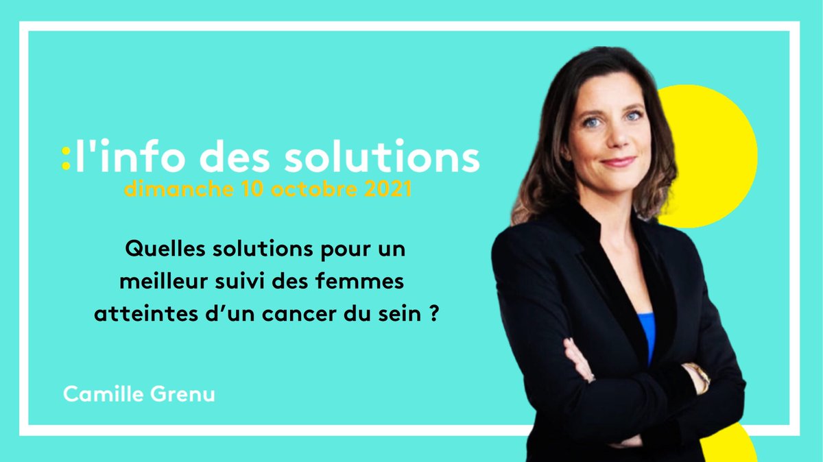 FFranceinfo's tweet photo. 📺 "L'info des solutions", ce week-end à 9h40 avec @CamilleGrenu !

👉 Les thèmes abordés :

• Samedi : Comment préserver votre pouvoir d'achat malgré les hausses de prix ?

• Dimanche : Quelles solutions pour un meilleur suivi des femmes atteintes d’un cancer du sein ? https://t.co/AKBsVTgCb5