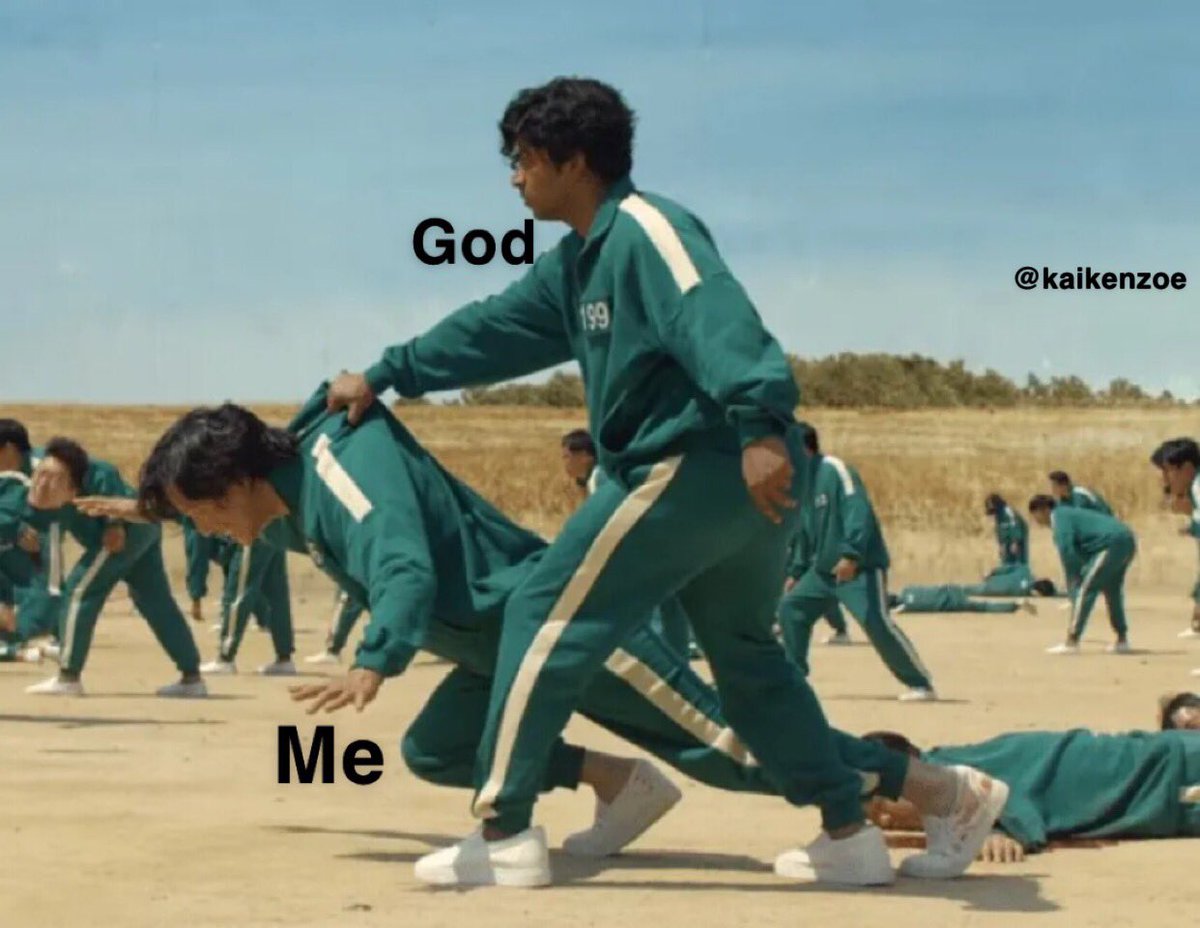 kaikenzoe's tweet image. How tight God has his hand on me