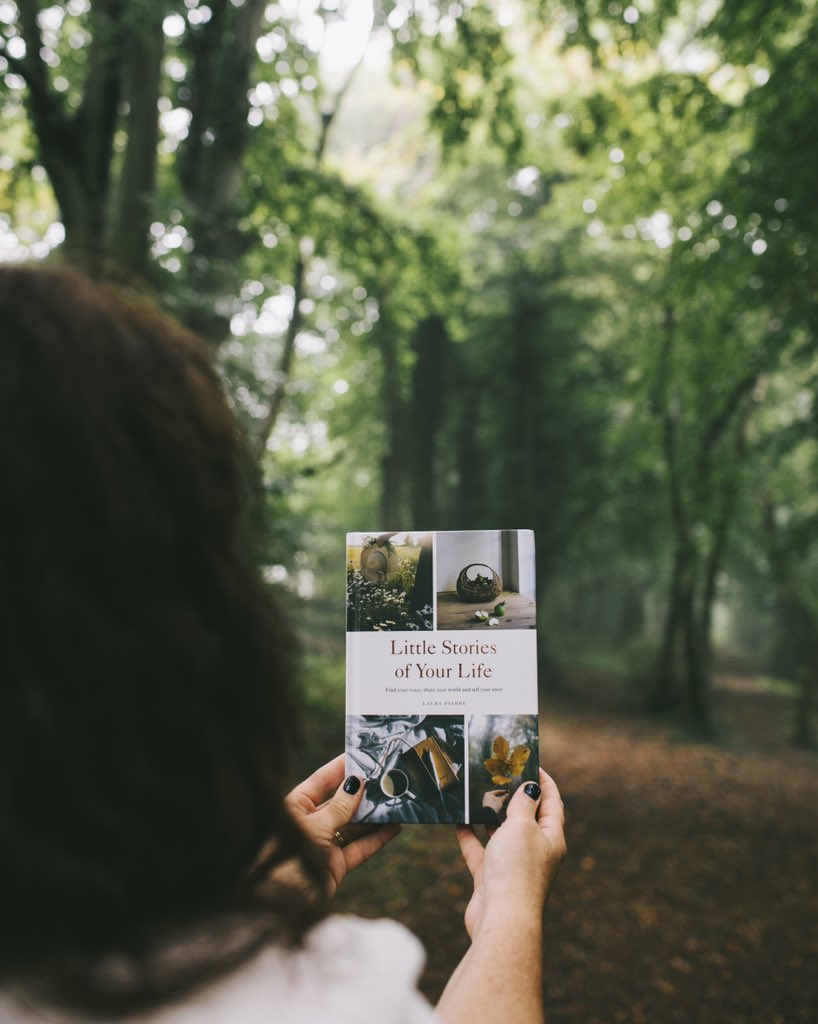 This was the day <a href="/xantheberkeley/">xanthe berkeley 💙</a> &amp; I took my book for a walk in the woods. 🍃 Little Stories of Your Life is about the beauty of ordinary days &amp; the magic of the details of our lives. Preorder now &amp; get a free printable journal. #littlestoriesbook #booklove
