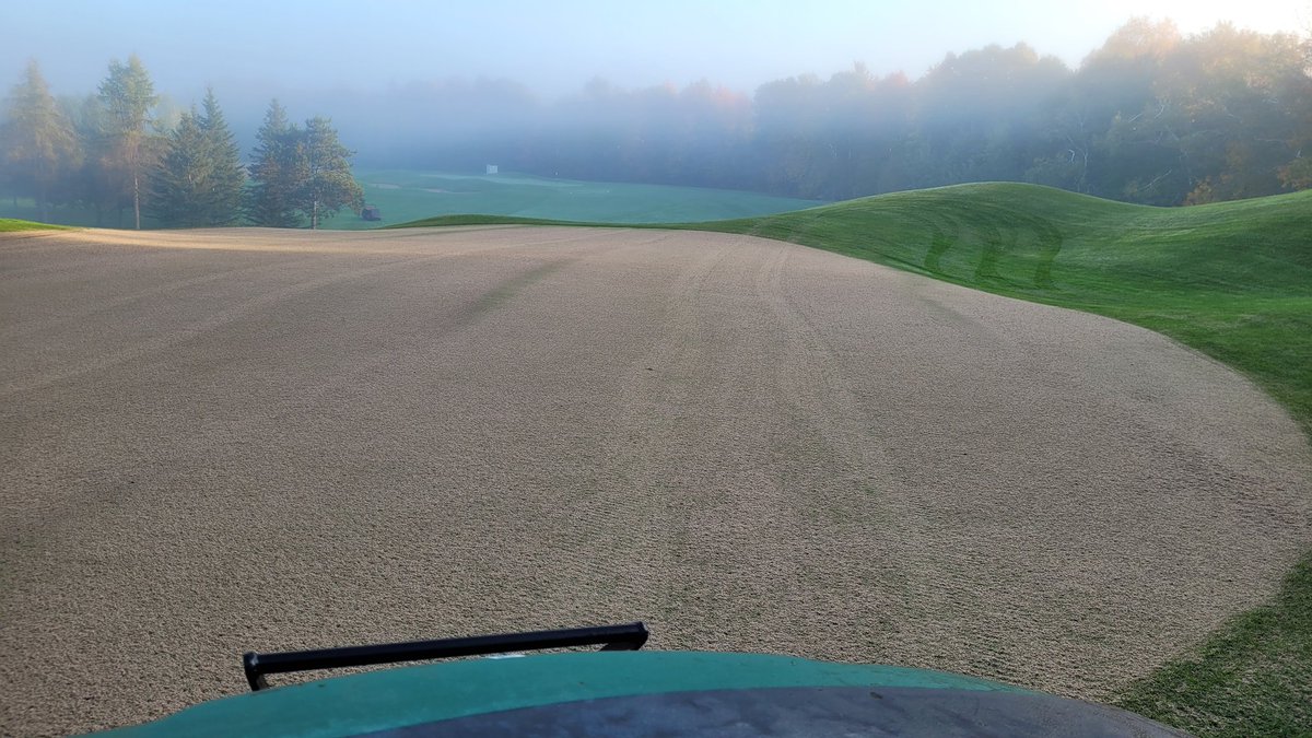 Turfgeneral's tweet photo. Ahh fall. Aeration time and recovery time with @TurfFuel #happyturf #happysuperone https://t.co/JlCpMFUCDb