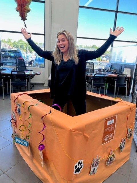 EdReillySubaru's tweet photo. Our showroom is decorated and ready to accept your donations for Pope Memorial SPCA! 🧡 Drop your donations in this box at our store during #SubaruLovesPets month. 

Learn more: https://t.co/2SeaHh4Z2S https://t.co/hb0jbZByZo