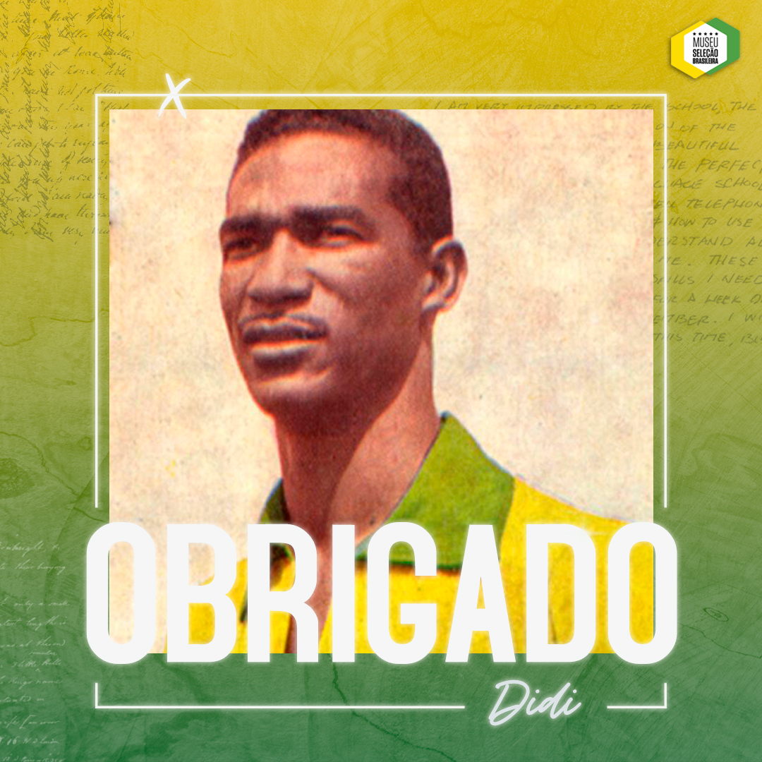 museuselecao's tweet photo. "Esta é uma menina que deve ser tratada com muito amor..."

Didi falava da bola. Sua melhor amiga rodava no pé com intimidade e o Senhor Futebol – apelidado pela mídia mundial – era seu companheiro favorito. Juntos, venceram a Copa duas vezes.

Completaria 93 anos hoje 💛💚 https://t.co/AjYQbsHKhN