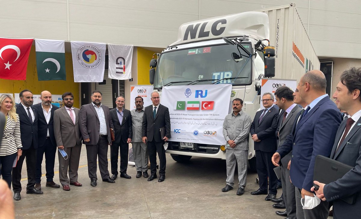 pakistan embassy turkey s tweet nlc trucks carrying commercial cargo from karachi reaches istanbul event held in istanbul to mark this landmark event in pakistan turkey commercial ties ticaret mincompk details trendsmap