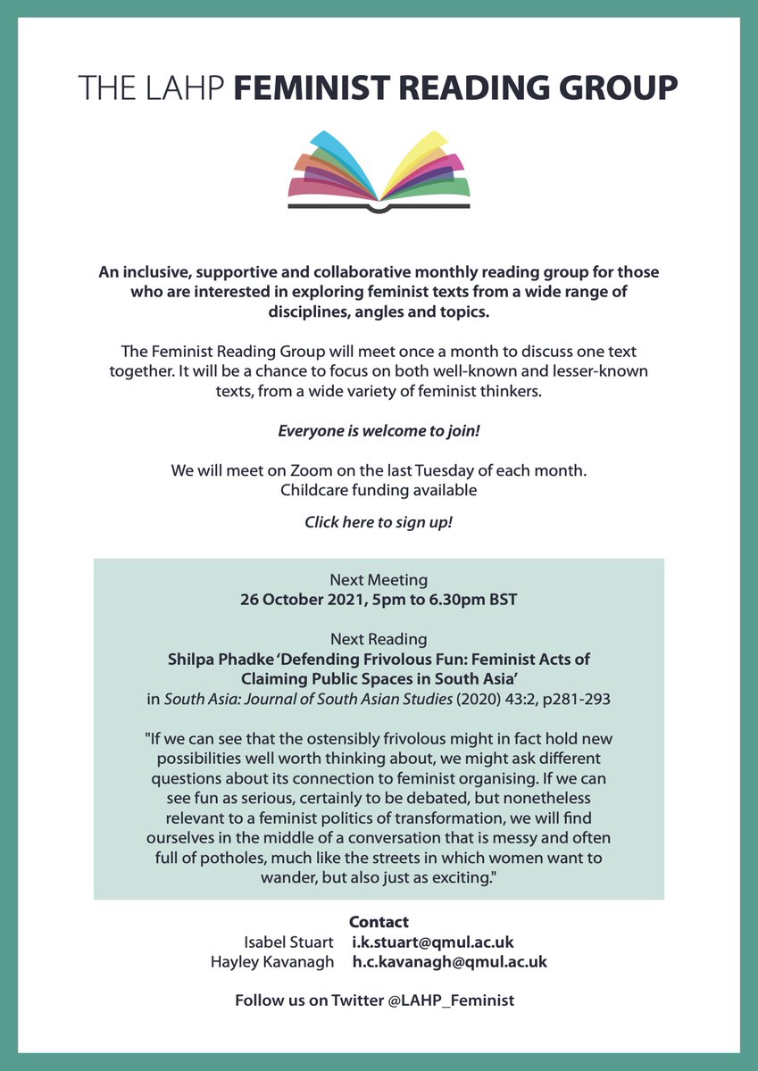 LAHP Feminist Reading Group tweet media