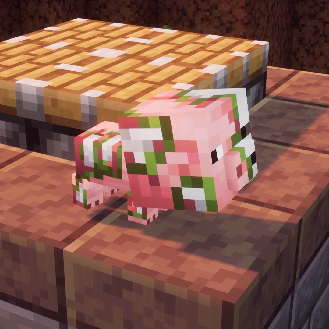 Minecraft Dungeons Once Upon A Spookier Fall There Was A Zombified Baby Pig Who Had Many Many Questions How Did It Miss Pet Parade What Was Spookier Fall And What S