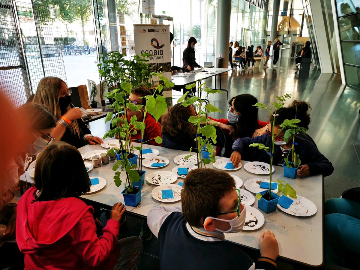 CNRS_dr17's tweet photo. #FDS2021 🧐 | Le @CNRS_dr17 organise à l'@Espace_sciences de #Rennes, un parcours sensoriel de découvertes scientifiques adapté aux enfants déficients visuels avec @chimie_ISCR, #ECOBIO, #CReAAH, #IRMAR, @LAUM_UMR_6613 suivi d'une rencontre avec une doctorante du @LaboratoireAAU. https://t.co/SYZlZmEslE