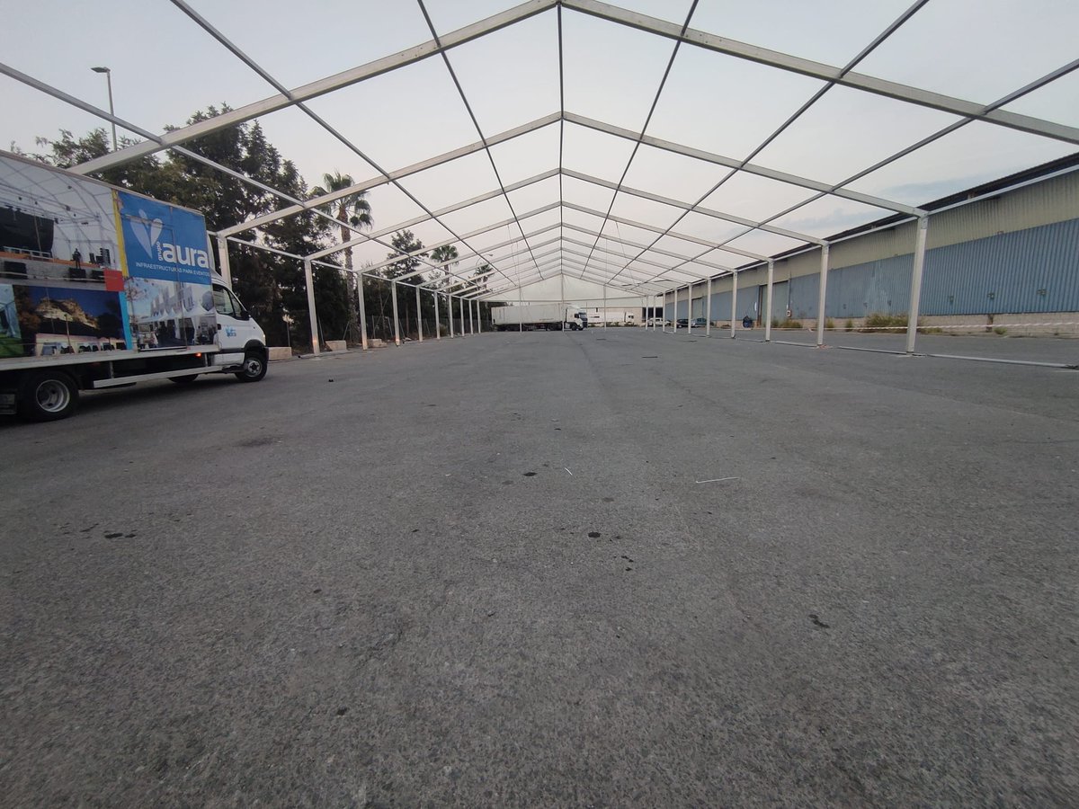 Carpas industriales, portuarias, almacenes. Alquileres de larga duración.