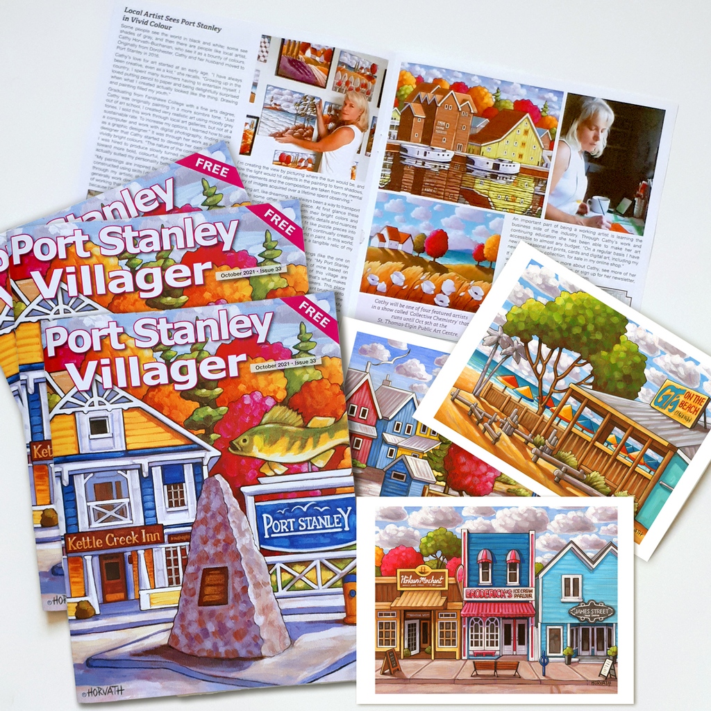 I'm excited my art made the cover of the Port Stanley Villager magazine as well as an article about my art!
#portstanley #scenicviews #lakelifestyle #lakeerietown #lakesideliving #lakeside #lifeatthelake #lakeliving #lakesideviews #portstanleyvillager #magazineart #magazinecover