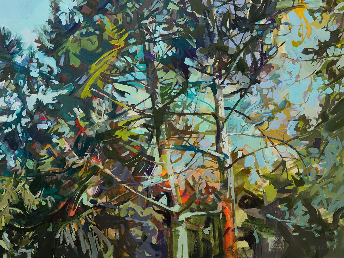 MuseGalleryTO's tweet photo. Thanks Amy for a great group of paintings!
She Can Hear Him Smiling, Acrylic on canvas, 36" x 48"
.
.
.
#contemporary #landscape #nature #trees #sky #leaves #fall #impressionistic #canadianartist #musegallery #lake #painting #collector https://t.co/qxaczCUu2E