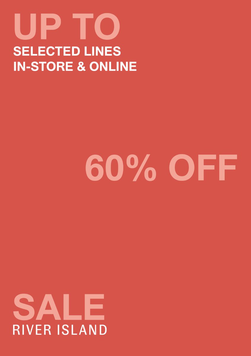shopelmsleigh's tweet image. Enjoy up to 60% off in the sale at @riverisland! For a limited time only 🏃‍♀️ 

#ShopElmsleigh #RiverIsland #Sale