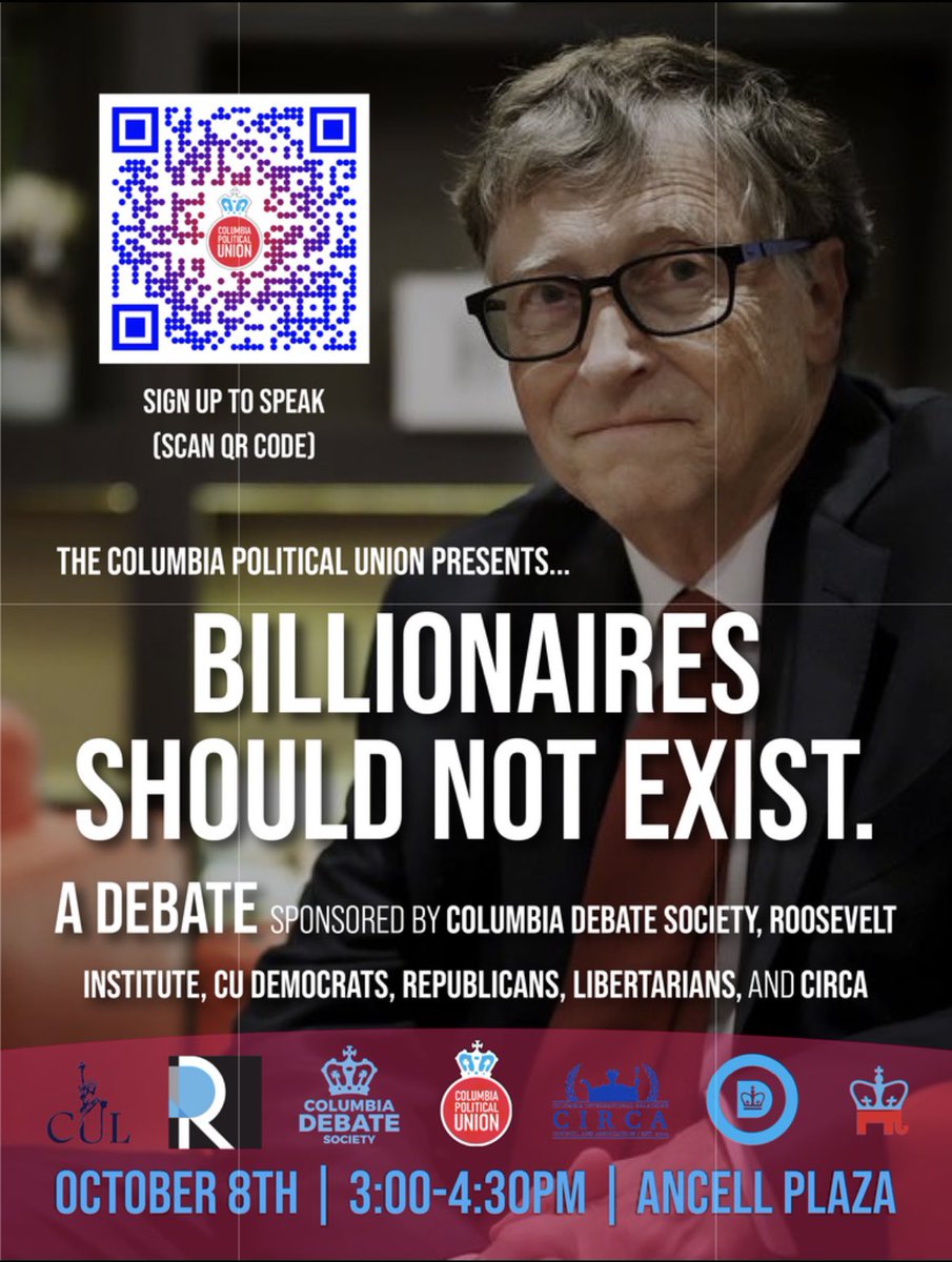 Columbia Political Union tweet media