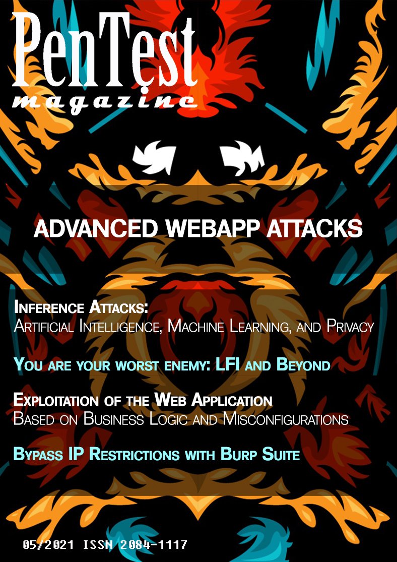 Hakin9's tweet photo. Advanced WebApp Attacks from @PenTestMag! Get this copy with a special discount >>> https://t.co/6k6vJAvotc
#infosec #hacking #hackers #pentesting #pentest #redteam #bugbounty #coding #programming #webapp #webapplicationattacks https://t.co/B5xnZFXR6O