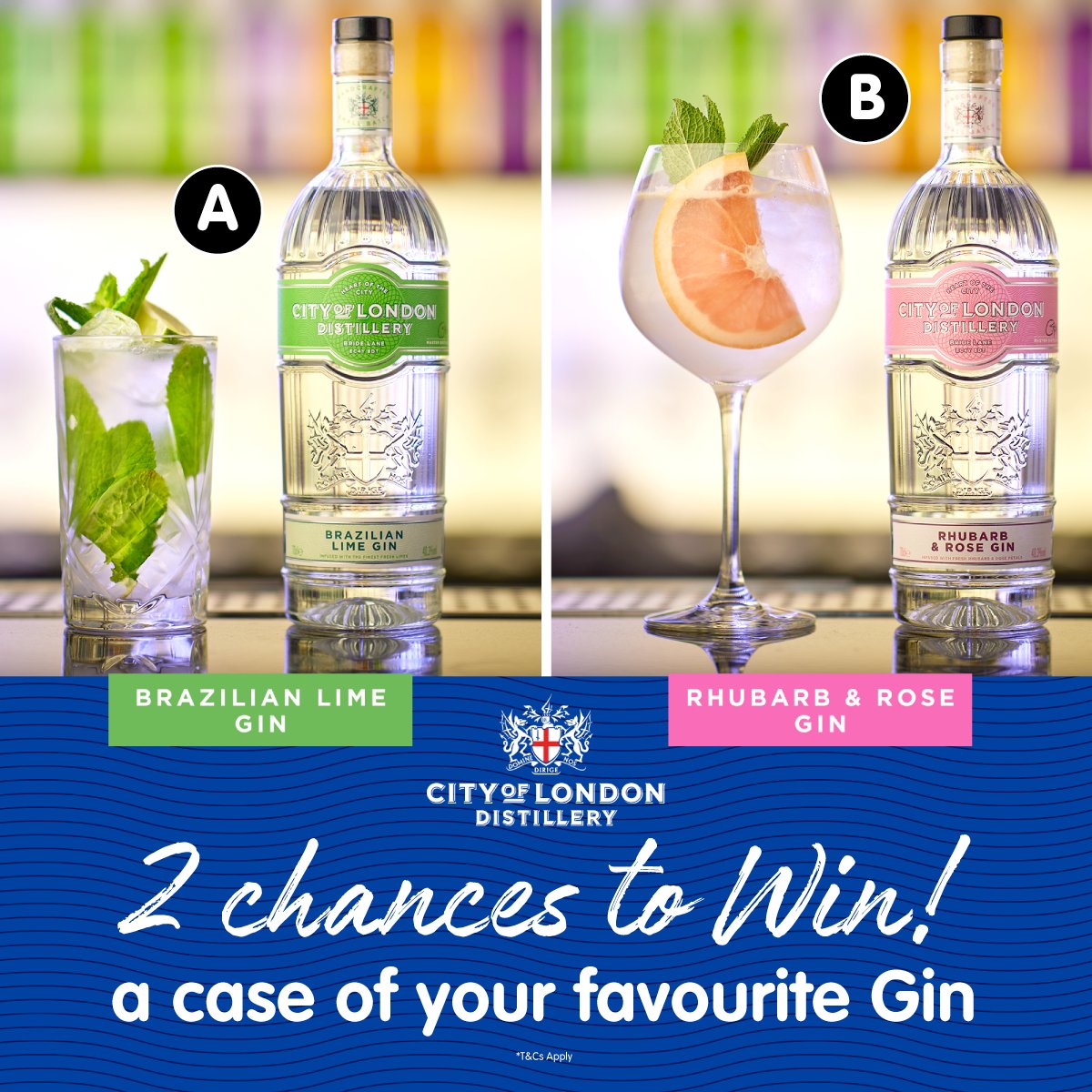 🍸 #COMPETITION TIME 🍸

We've teamed up with <a href="/COLDistillery/">City of London Distillery</a> Gin to giveaway TWO chances to #WIN a case of your favourite gin!

To enter, simply 

1) FOLLOW us
2) RT this post
3) COMMENT WHICH you'd pick - #BrazilianLime or #RhubarbAndRose!

Competition ends 9am 15/10/21