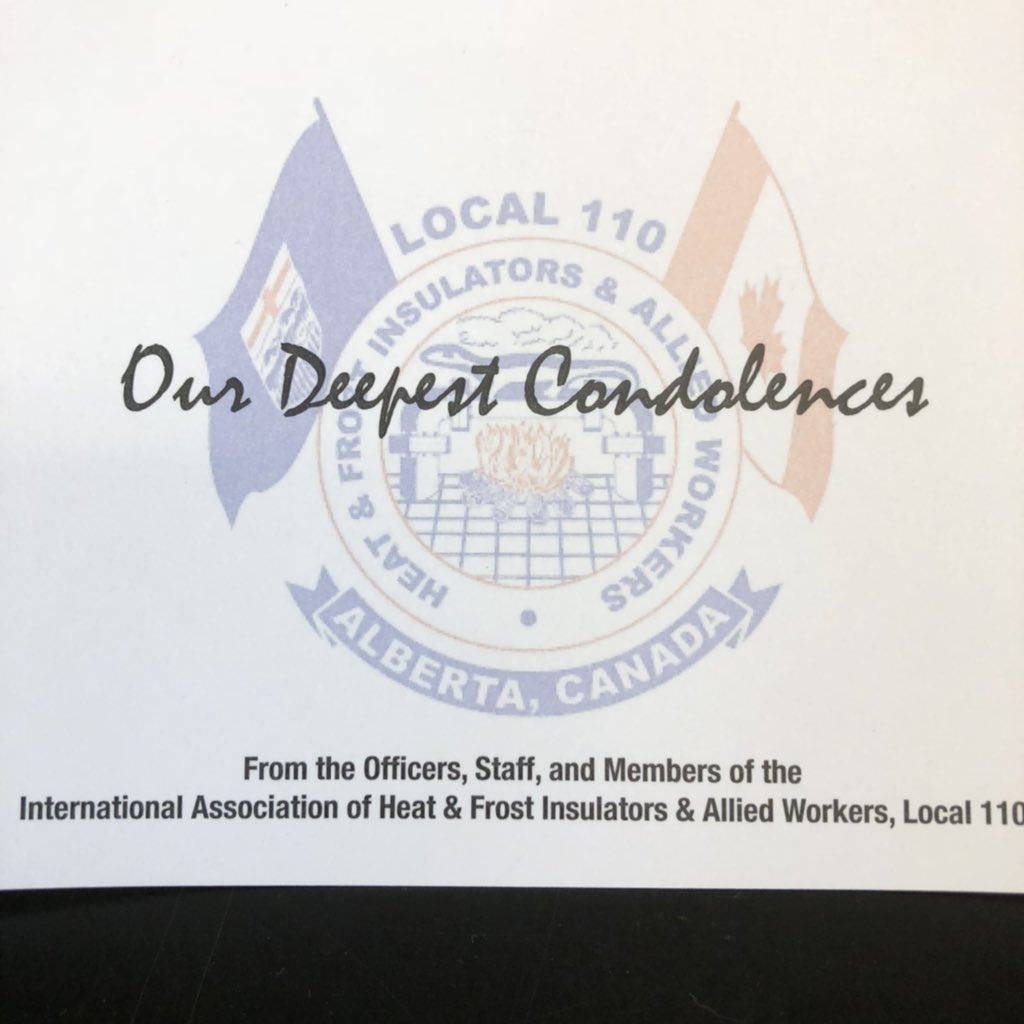 insulators110's tweet photo. Local 110 is sad to announce that Member David Sichkaryk passed away on October 7, 2021. Brother David has been a Local 110 member since Mar1977.There are no service details to provide at this time, but the family advises they will provide details at a later date. https://t.co/4d9AFjioPk