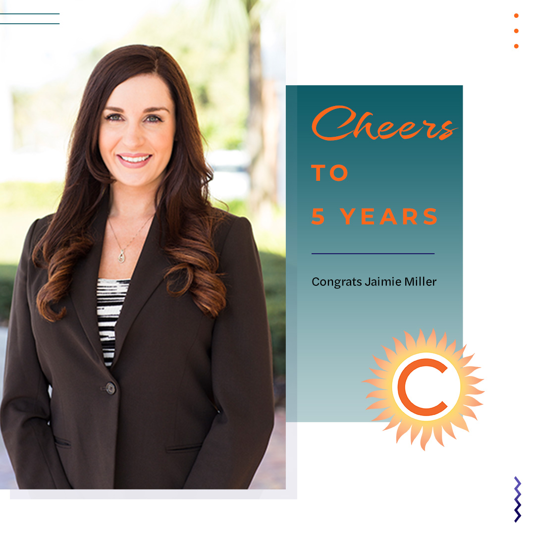 conricPR's tweet photo. Cheers to 5 years! Our Senior Vice President, Jaimie Miller is celebrating a milestone anniversary with our team. We are so proud of all that Jaimie has accomplished since joining our team as a Marketing Coordinator in 2016. Way to go! 🎉🥂🧡
#conriccrew #workanniversary https://t.co/gWkxCAf5rT