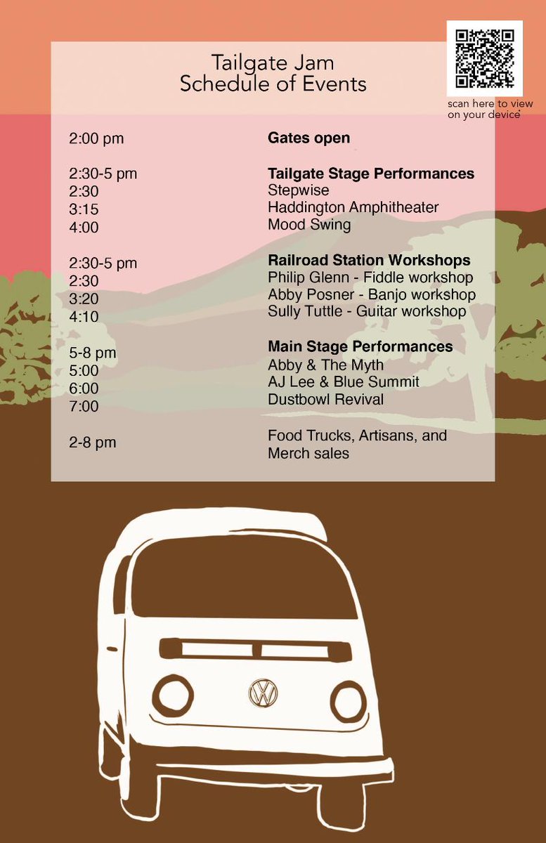 tinyporch's tweet photo. Tomorrow!!! It's time for Tailgate Jam! Scroll through the email for all the day of details you need to enjoy the show! We'll see you at Paramount Ranch!- https://t.co/r9HNbZDikb https://t.co/fALaixsAOW