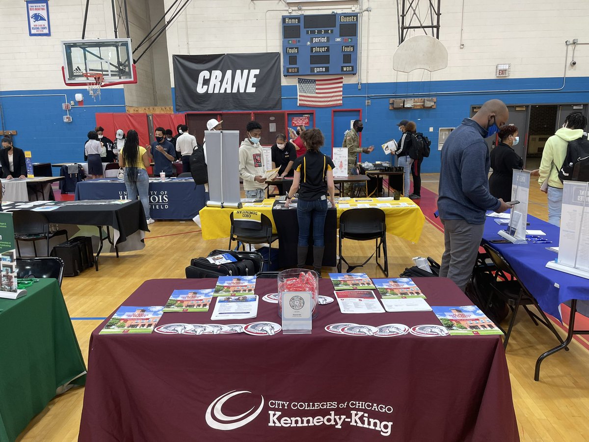 KKCRecruiterJG's tweet photo. Having a great time sharing @KK_College information and resources at Richard T. Crane Medical Prep High School’s College Fair. Experience the #KKCDIFFERENCE @KKCEnrollment @KKCADMISSION @KKCAmbassadorKR @KKCRecruiterKH https://t.co/FmNXkFPuFu