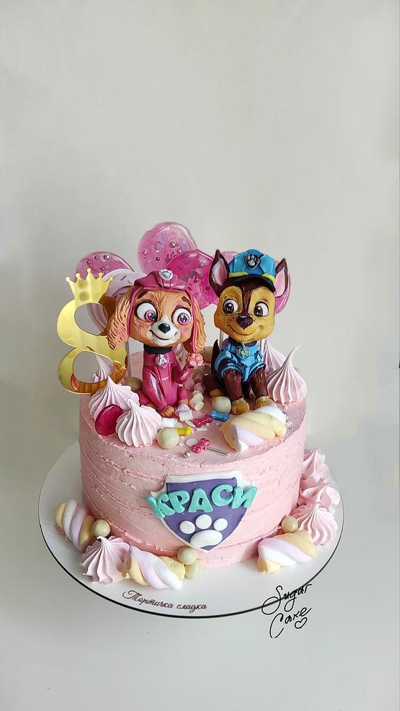 CakesDecor's tweet photo. Chase and Skye by Tanya Shengarova
https://t.co/mnboGJYEpg
#princesspasteirca #saracinoisomalt #meringuekisses #marshmallow #swissmeringuebuttercream #pmetools #brushes #pawpatroltoppers #chasepawpatrol #skyepawpatrol https://t.co/D2YEDz6P6s