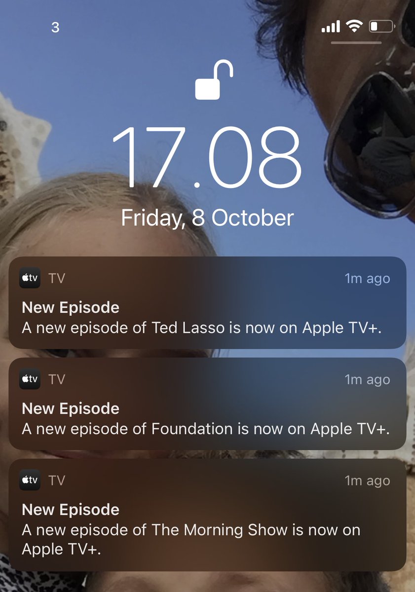 kres's tweet image. “Hey! Let’s throw 3 push messages at that guy at once - without asking for consent. I bet he’ll love that!”#faileduserexperience #appletv #youusedtobebetter