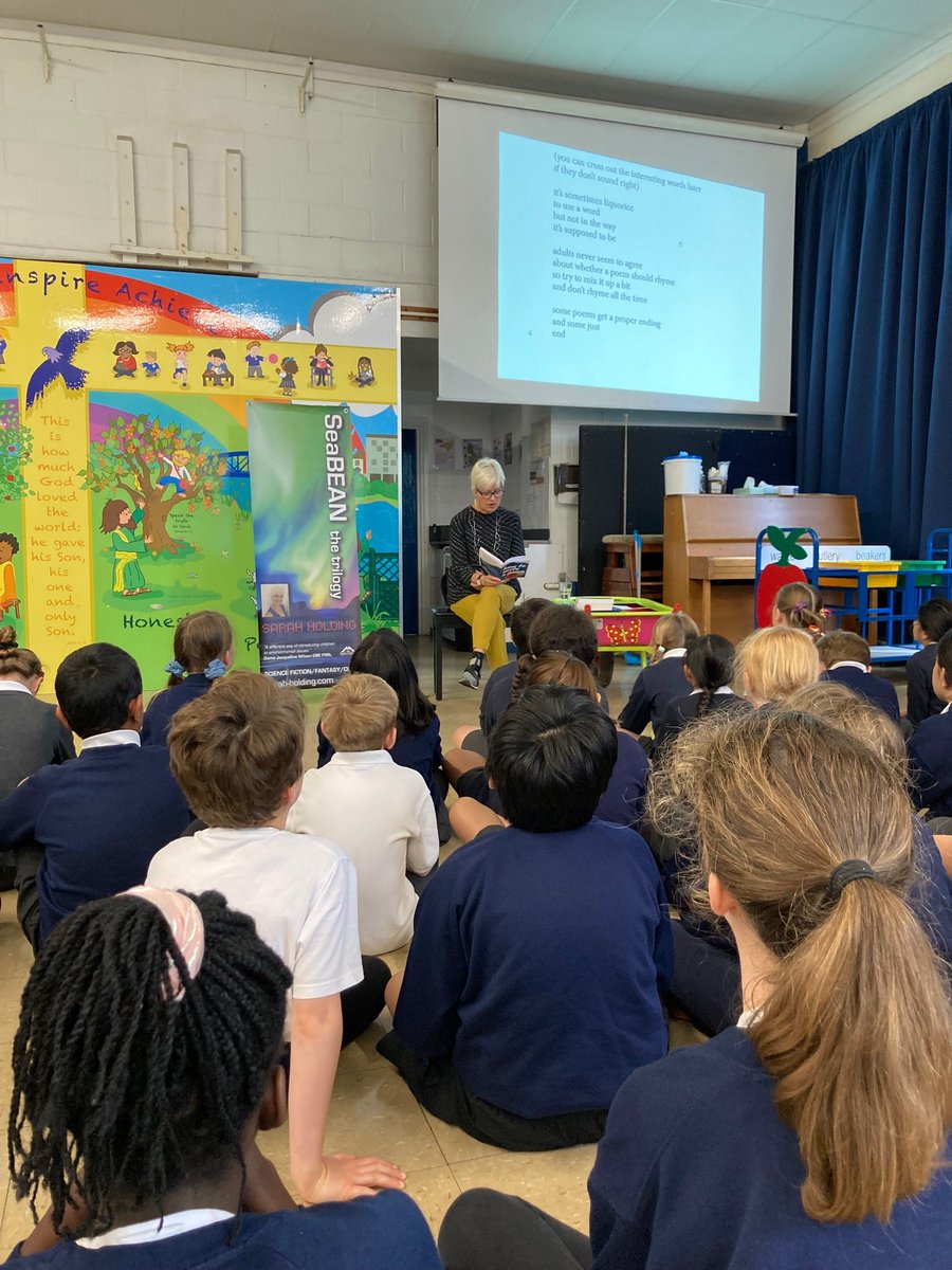 SeaHolding's tweet photo. Thanks to all the schools who hosted me this week, in person & online, to celebrate the launch of my new book #HowToWriteAPoem. I really enjoyed sharing my new poems with you & answering all your questions.
@STJKingston @BrentfieldSch @AbbeyHey1 @CravenwoodPAcad @UnitedLearning https://t.co/UXZKIeRIFB