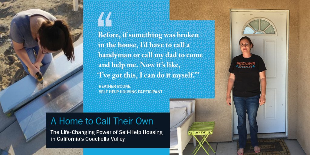 LISC_HQ's tweet photo. Heather, a caregiver for adults with disabilities, often dreamed of owning her own home, but family circumstances and high real estate costs made it seem impossible. But thru #SelfHelpHousing, Heather became a #homeowner by building a house herself.   https://t.co/NMoBdd8VZO https://t.co/ztTyl7FmhB