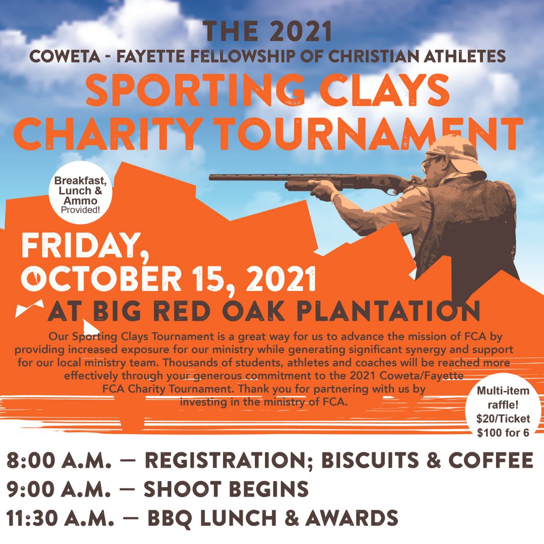 ONE WEEK AWAY!!
Your team can still register for the Clay Shoot!
fcafayettecounty.org/clay-shoot