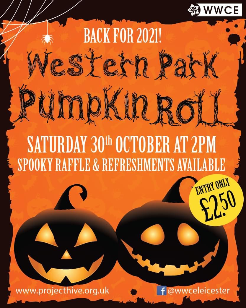 Resurrecting for it's fourth outing, the Pumpkin Roll is back this year! We will be meeting up near to the car park and play park, just behind the toilet block. See you there! For more info, see our Facebook event page!