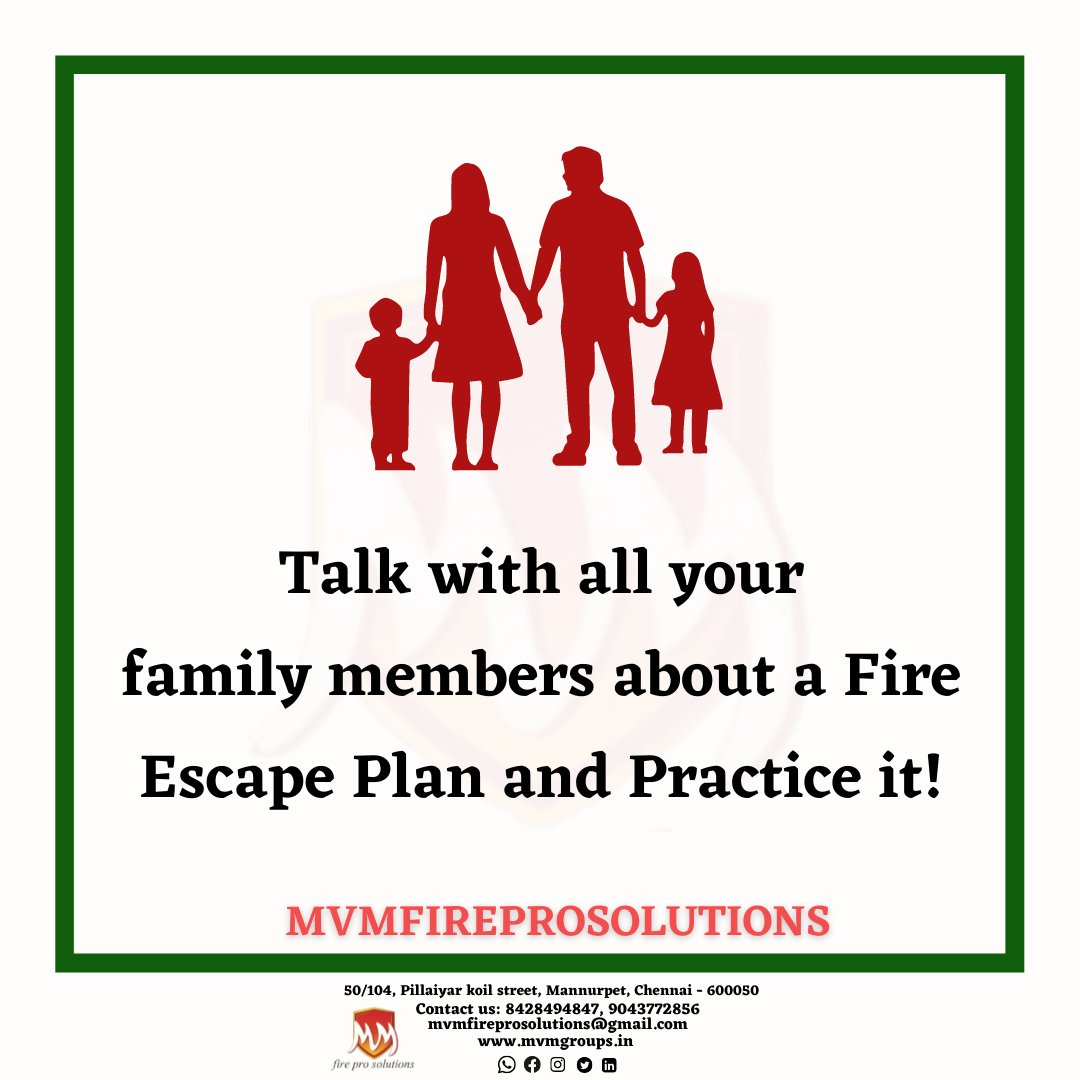 mvmfire's tweet photo. Be aware and teach others!
#firesafe #SafetyFirst #save #constructionfire #Building #consultancy #Chennai #learnsafety #besafe #mvmfireprosolutions https://t.co/V1LgH1b02E