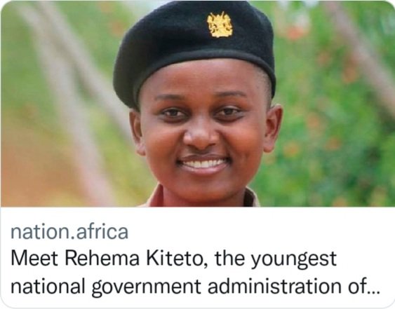 Congratulations Rehema Kiteto for being employed as Assistant County Commissioner.Remember your friends you serve with in Kwale youth association and in #KaziMtaani. Be a role model and guide youth to shunt drug abuse & radicalisation.Boniface Mwangi Kwamboka #JanetMbugua Jirongo