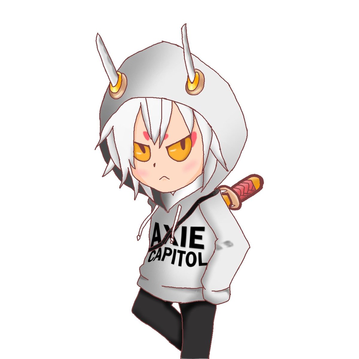 pitapat_16's tweet photo. Kotaro's in the houseπ€, wearing @AxieCapitol 's hoodie π
Hope you like itπ
Wish me luck with my mid-term exam guysπ
#AxieInfinity
#AxieCapitol https://t.co/qngwmyGzQm