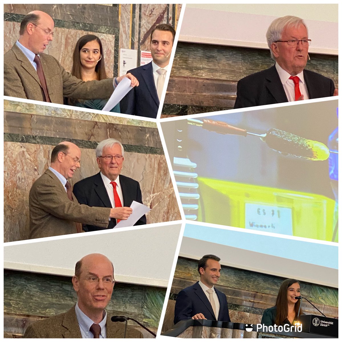 c_appenzeller's tweet photo. Brücken bauen zw. Wissenschaft &amp; Gesellschaft auf Strassen &amp; Plätzen - Menschen suchen nach Antworten! Die Naturforschende Gesellschaft Wintherthur &amp; die Aargauische Naturforschende Gesellschaft @ang1811_science @scnatCH @academies_ch werden durch #CogitoFoundation @uzh geehrt! https://t.co/fYPHvrjpNv