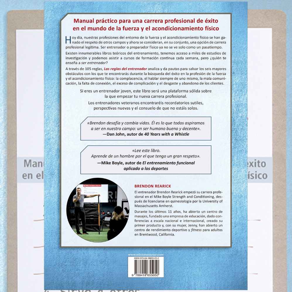 edicionestutor's tweet photo. ➡️Las reglas del #entrenador. #CoachingRules
➡️A través de 105 reglas,analiza y da pautas para salvar los👉6 mayores obstáculos con los que te encontrarás durante la búsqueda del éxito en la ☑️profesión de la fuerza y el☑️acondicionamiento físico #libro
📚https://t.co/hi8anuGaxA https://t.co/Pr2TBh44Fg