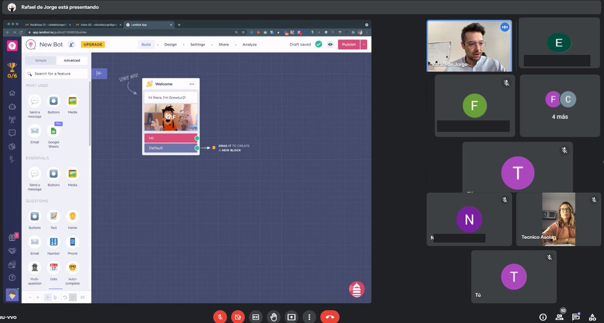 Concluye el taller práctico "Crea tu Chatbot con Inteligencia Artificial"👏 No te pierdas "Growth Hacking para empresas turísticas" el próximo Jueves 14 de oct✍️bit.ly/30a6F3u
 <a href="/Red_CIDE/">Red CIDE</a>  iniciativa de @EcoGobC  <a href="/agenciaiisi/">ACIISI</a> cofinanciada 85% P. O. #FEDERCanarias 2014-20