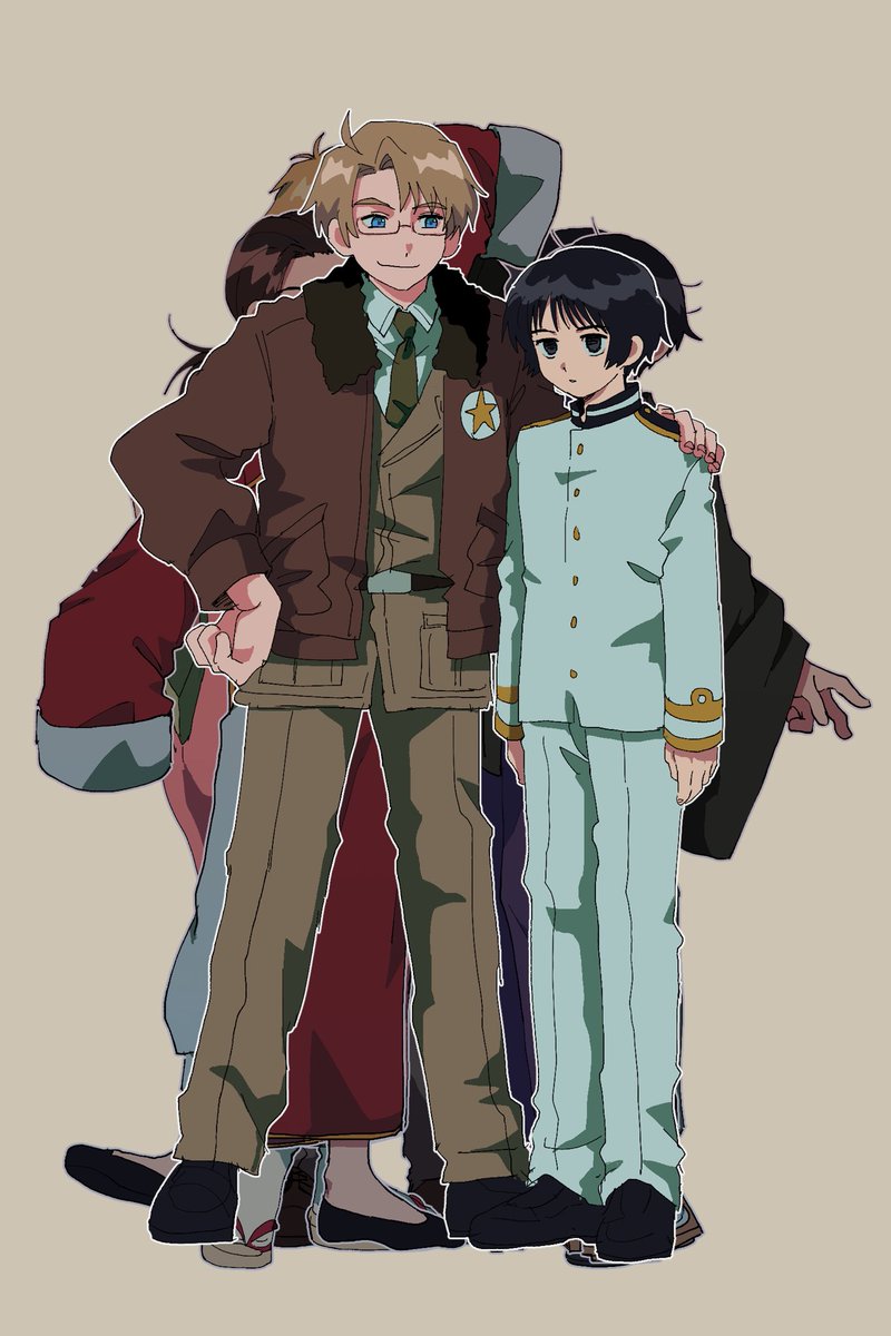 「なんかただほんださんと周りの身長差描きたいなっておもっただけの絵 」|ちょもんのイラスト