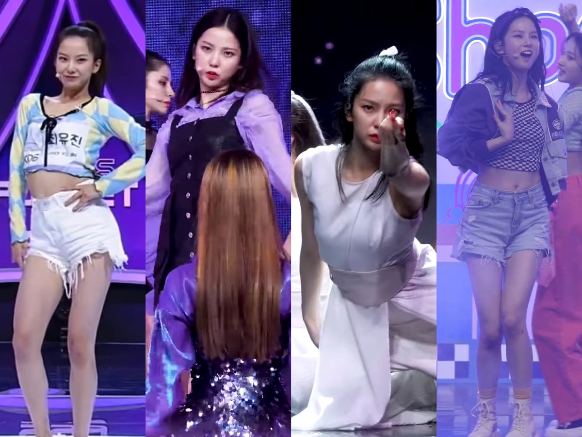 xiaojinult's tweet photo. 4 stages, 4 different concepts, 4 different roles. 

✅leader
✅lead dancer
✅main vocal
✅center stage

CHOI YUJIN, you are amazing. 

#CHOI_YUJIN #최유진 #씨엘씨 #CLC #GirlsPlanet999 #걸스플래닛999 @CUBECLC #チェユジン https://t.co/e7I7GYMeL5