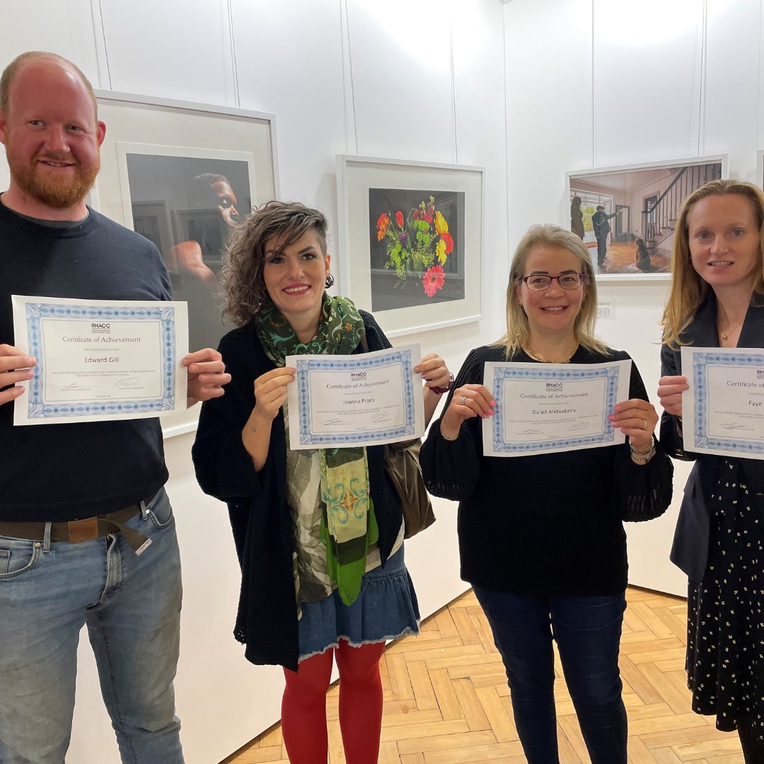 Congratulations to our UAL L2 Photography students who received their certificates yesterday! Have you seen their exhibition in our Atrium yet? It's on until next Friday. Go and see! 📷
#photography #UAL #exhibition
