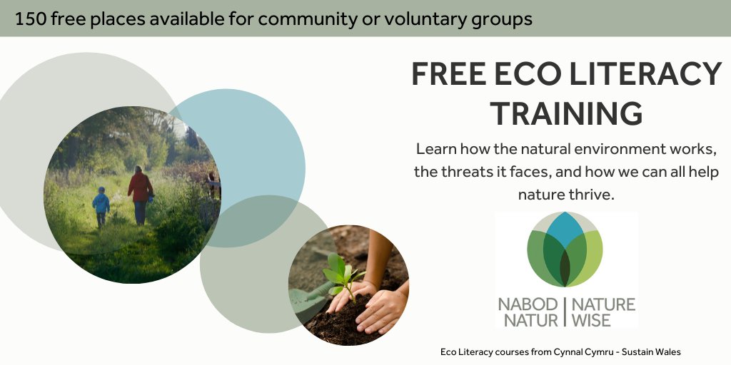 SwanseaSWell's tweet image. Free nature training is now available for community groups in Wales!

Nabod Natur - Nature Wise is an online course from @CynnalCymru to help you protect wildlife and habitats. 

Find out more at: cynnalcymru.com/naturewise-free
#NatureWise