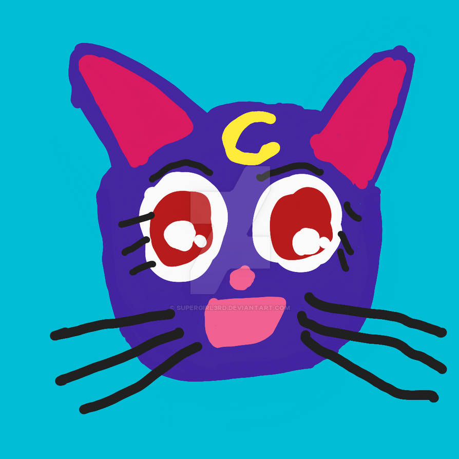 YobrolliBogard's tweet photo. Luna #DATutorialCat #SailorMoon by me supergirl3rd and my Badge https://t.co/C7crnHYj1r